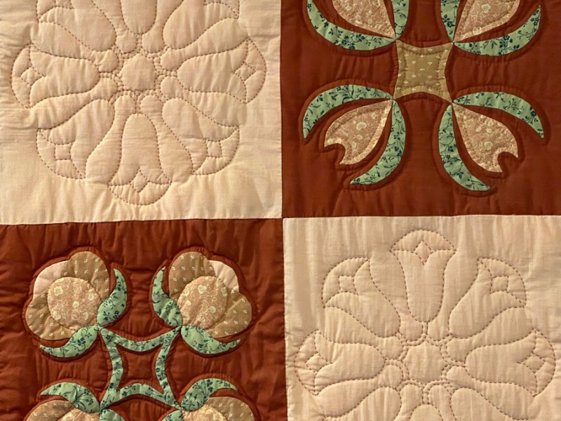 Quilting Elements and Writing&nbsp;Roses